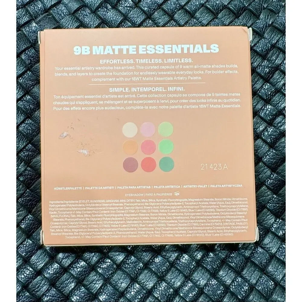 MORPHE - NWTIB - 9B Matte Essentials Artistry Palette, 9 Shades Warm-Toned Matte
